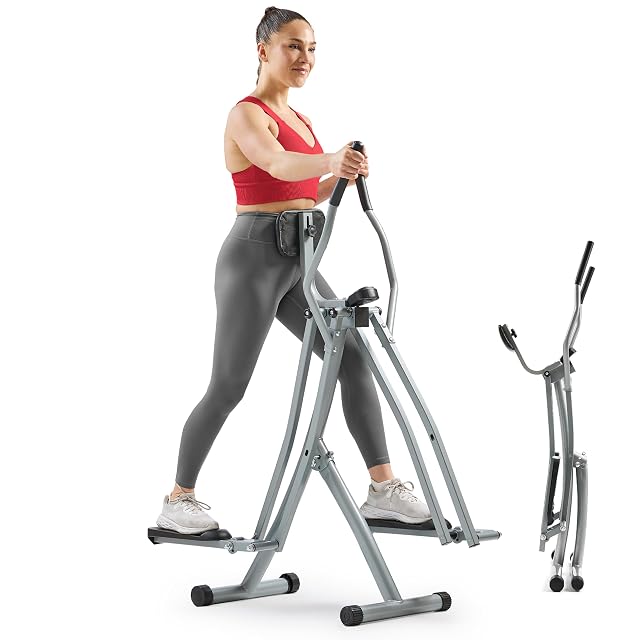 Sunny Health & Fitness SF-E902 air walker with padded abdominal support