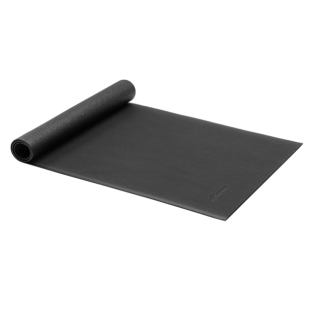 Amazon Basics large black high-density PVC equipment mat
