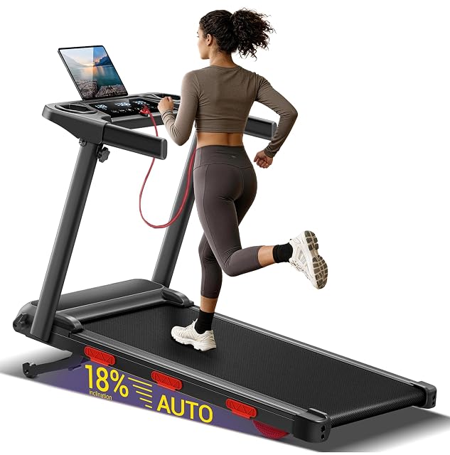 CURSOR FITNESS SF60 folding treadmill with automatic incline adjustment