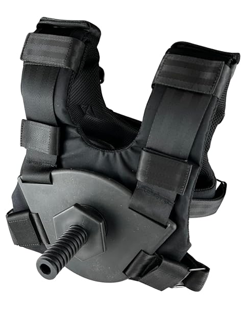 FITNESS KIT plate-loaded weight vest with front and back plate mounts for 30 mm plates